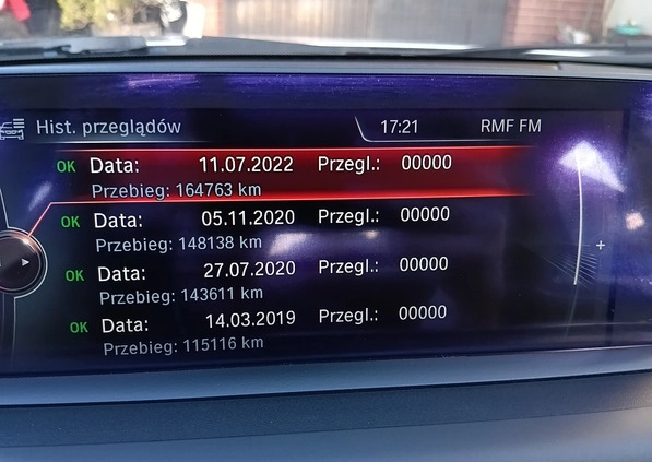 BMW Seria 1 cena 38700 przebieg: 187800, rok produkcji 2013 z Łasin małe 781